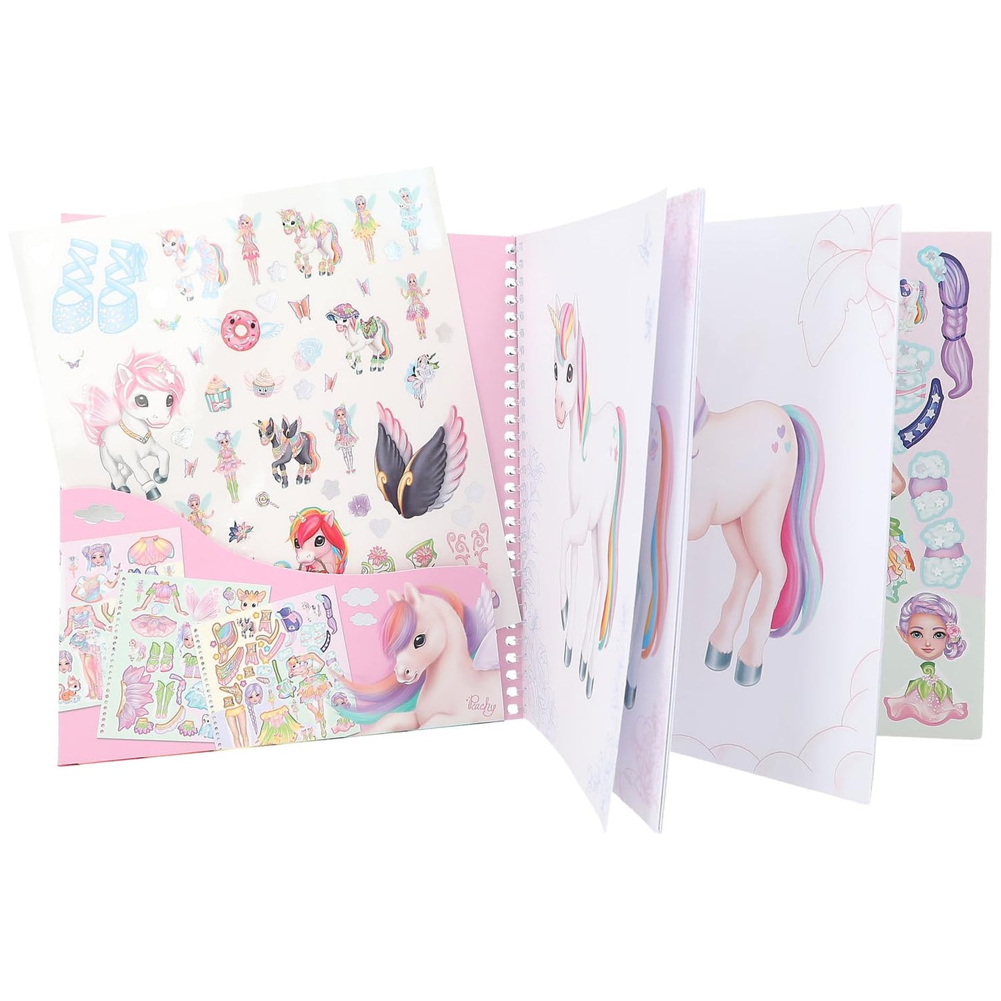 Ylvi Dress Me Up Stickerbook Rainbow Naya