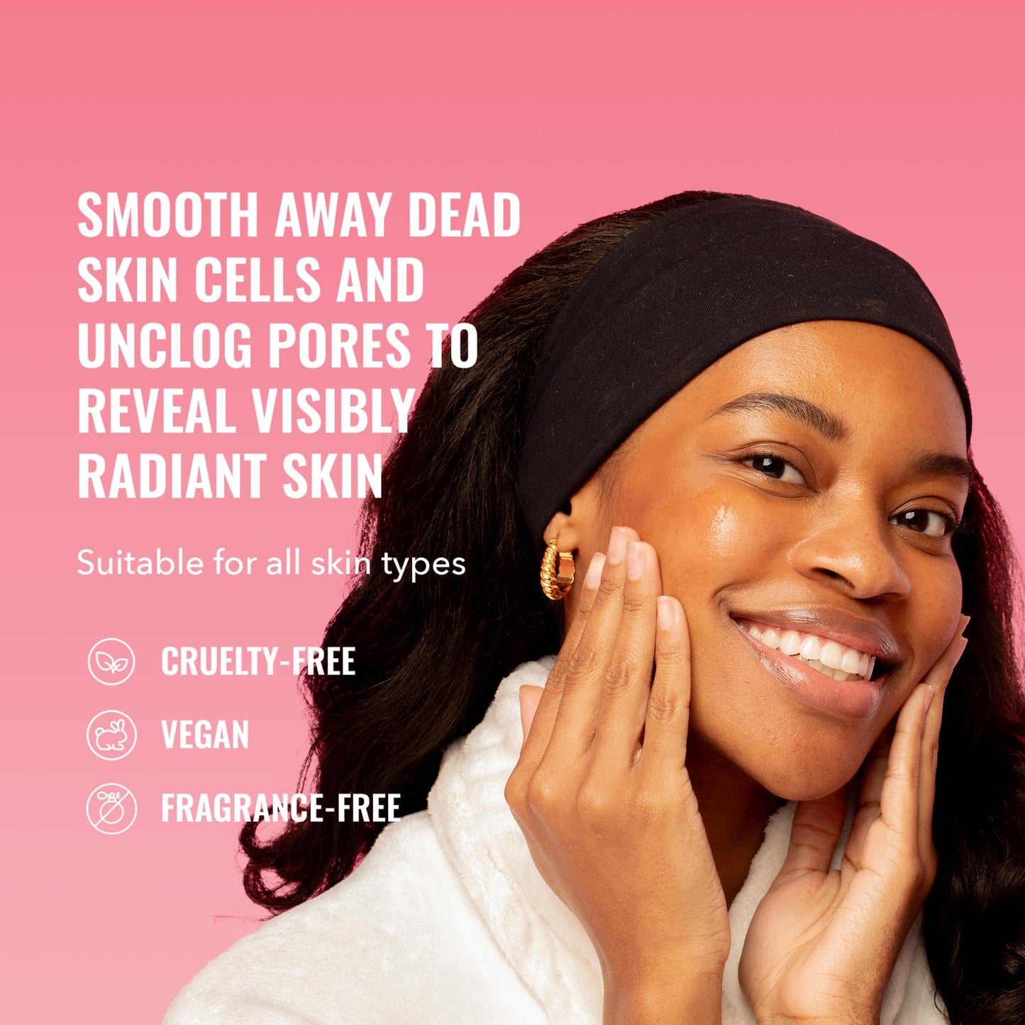 Good Molecules Overnight Exfoliating Treatment - Face Exfoliator with AHA & BHA Lightweight Formula - Pore Minimizer, Facial Skin Care with Glycolic & Salicylic Acid
