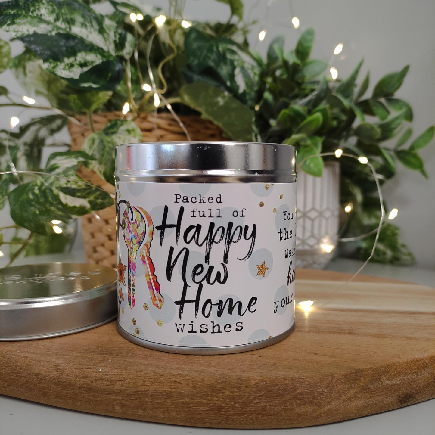 Best Kept Secrets Happy New Home Tin Candle