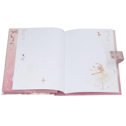 Depesche 13609 TOPModel Ballet Diary with Number Code and Sound, Book with 80 Lined and Colourful Illustrated Pages
