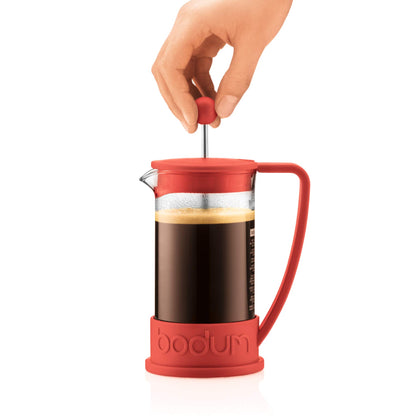 Bodum Brazil Coffee Press, 1 Litre, 8 Cup - Red