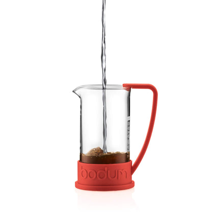 Bodum Brazil Coffee Press, 1 Litre, 8 Cup - Red