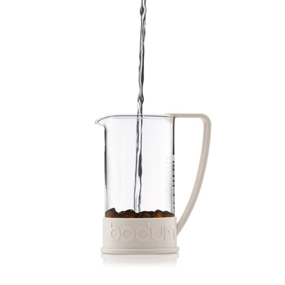 BODUM Brazil 3 Cup French Press Coffee Maker, Off White, 0.35 l, 12 oz