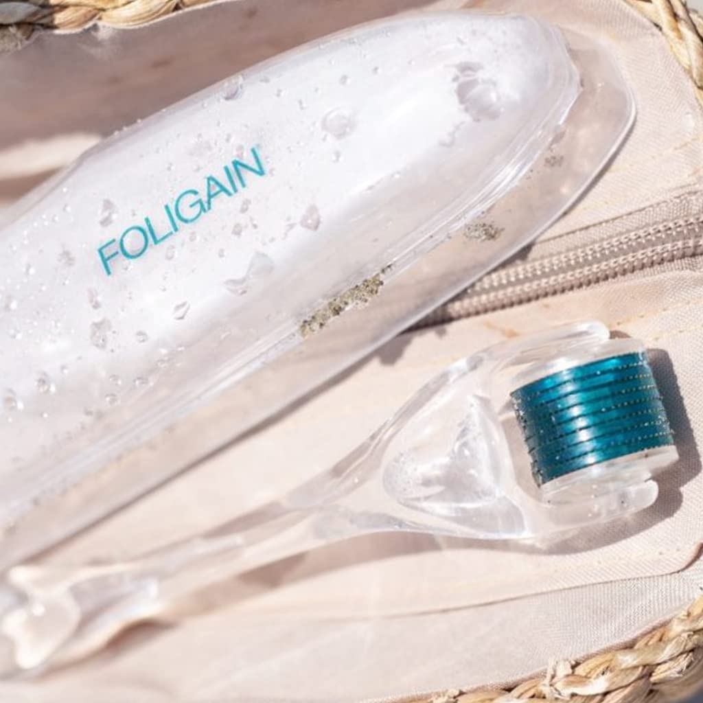 Foligain Hair & Scalp Roller for Thinning Hair, for Men & Women