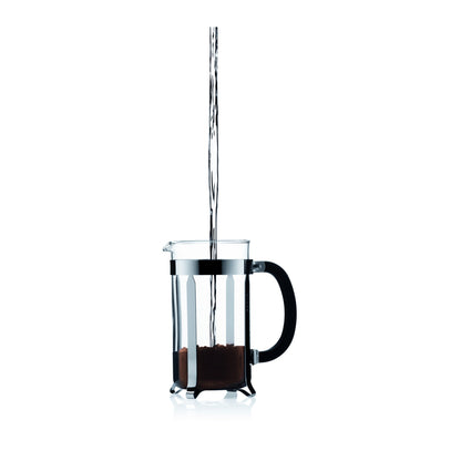 BODUM Chambord 3 Cup French Press Coffee Maker, Chrome, 0.35 l, 12 oz