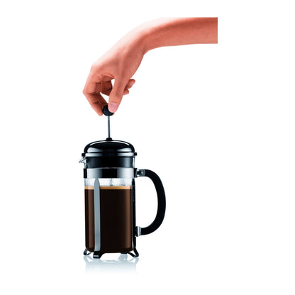 BODUM Chambord 3 Cup French Press Coffee Maker, Chrome, 0.35 l, 12 oz