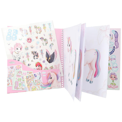 Ylvi Dress Me Up Stickerbook Rainbow Naya
