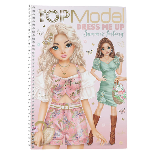 Depesche 13833 TOP Model Dress Me Up Big Summer Feeling Stickerbook