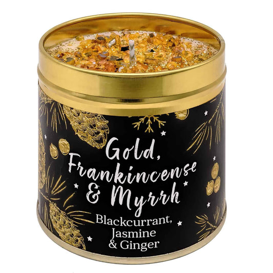 Best Kept Secrets Gold, Frankincense & Myrrh Elegance Tin Candle