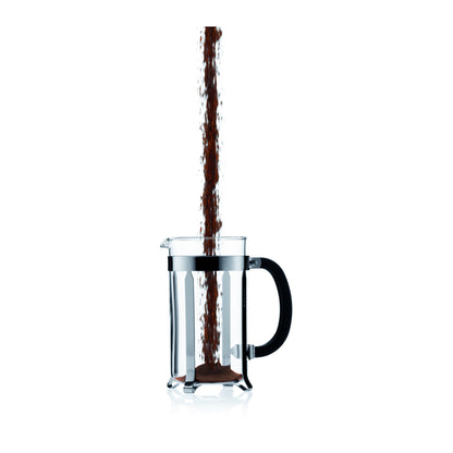 BODUM Chambord 3 Cup French Press Coffee Maker, Chrome, 0.35 l, 12 oz