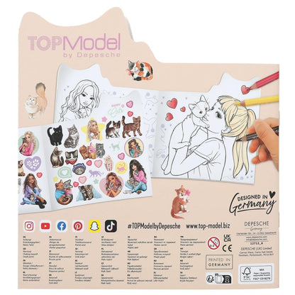 Depesche TOPModel Kitty Colouring Book