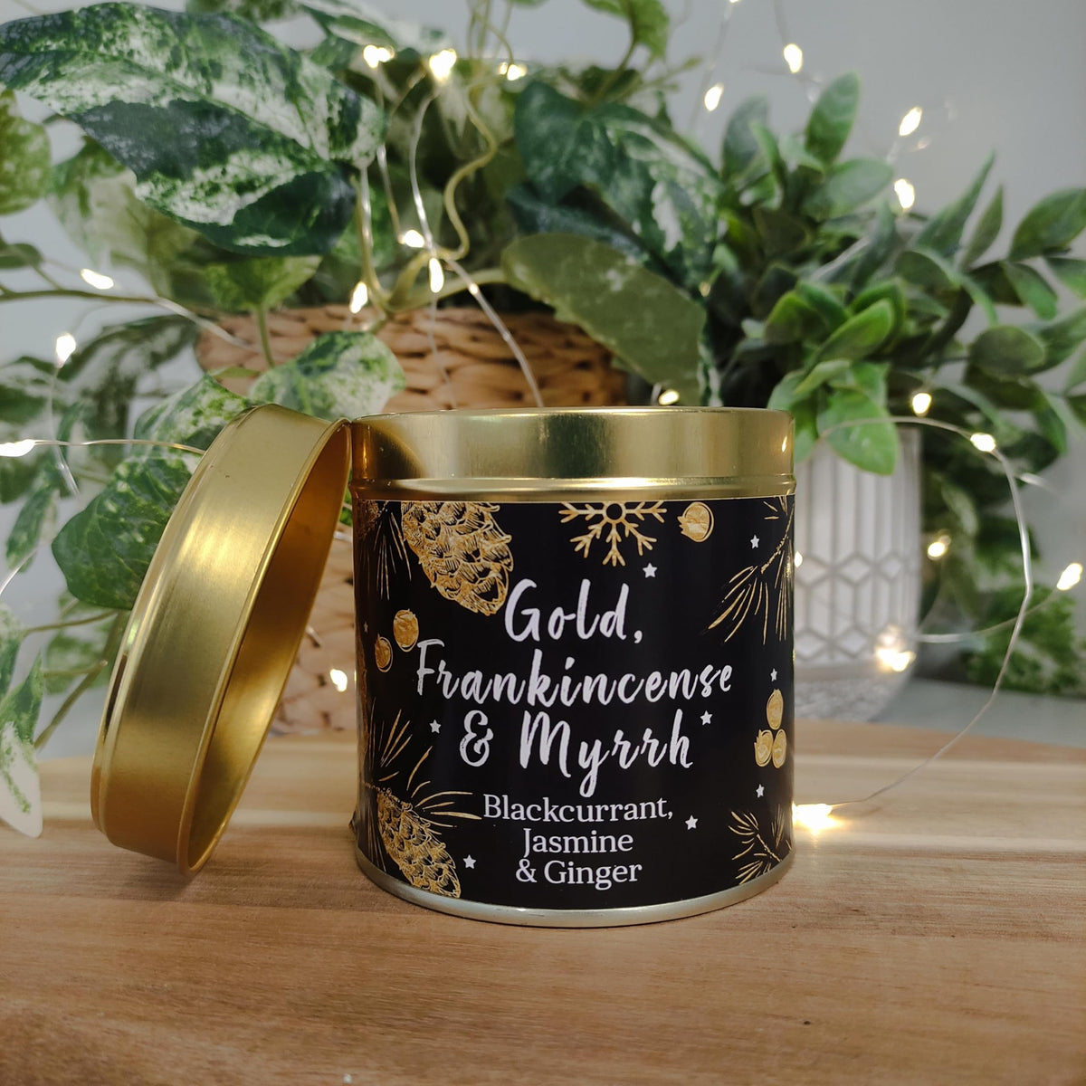 Best Kept Secrets Gold, Frankincense & Myrrh Elegance Tin Candle