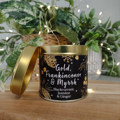 Best Kept Secrets Gold, Frankincense & Myrrh Elegance Tin Candle