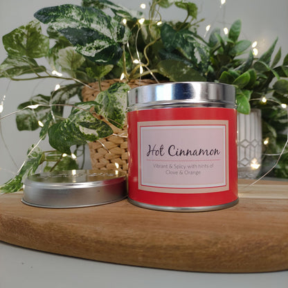 Best Kept Secrets Long Burning Candle Tin Hot Cinnamon