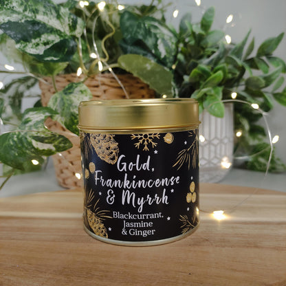 Best Kept Secrets Gold, Frankincense & Myrrh Elegance Tin Candle