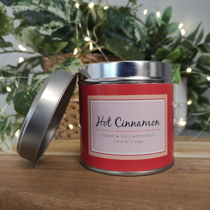 Best Kept Secrets Long Burning Candle Tin Hot Cinnamon