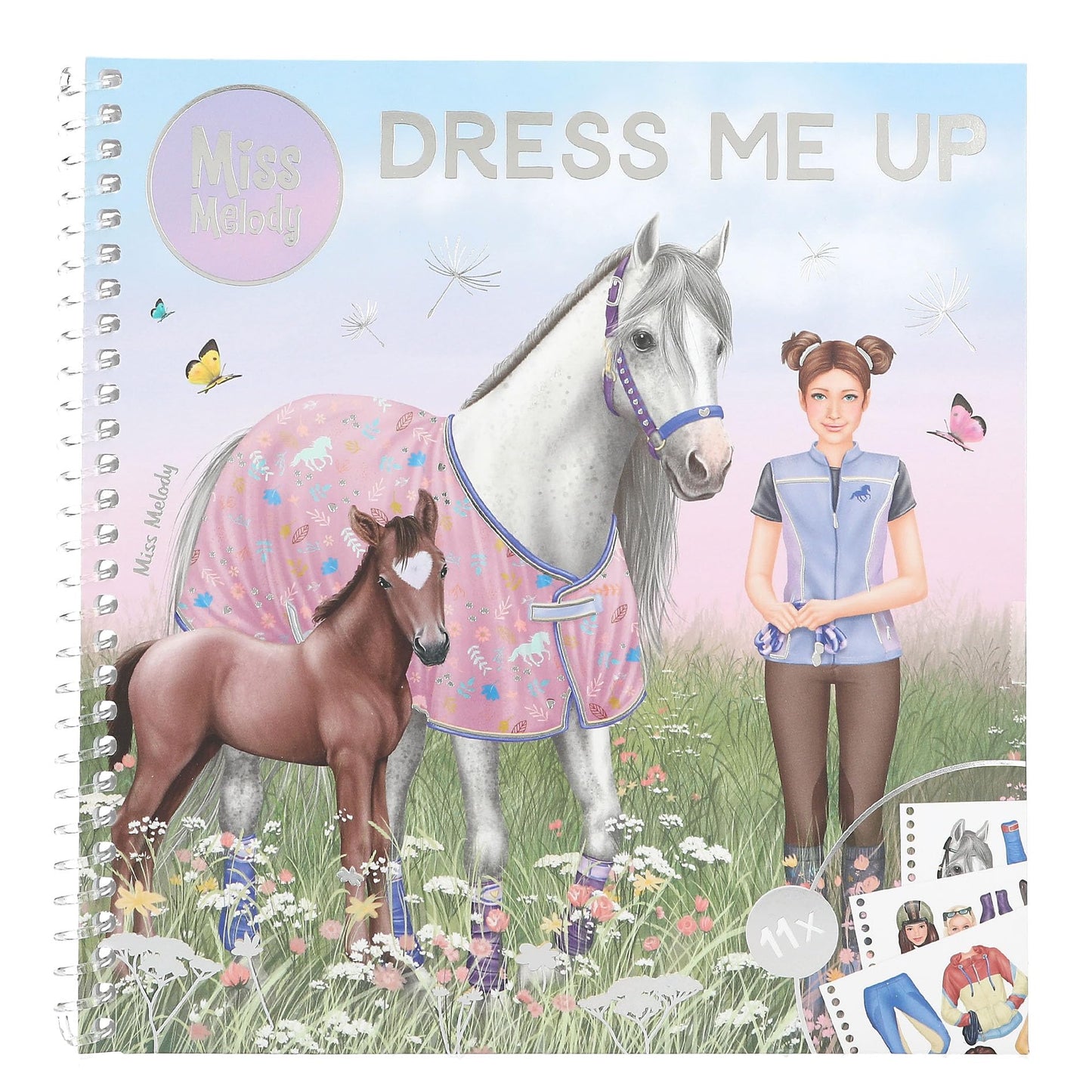 Depesche 13743 Miss Melody Horse and Rider Dress Me Up Stickerbook