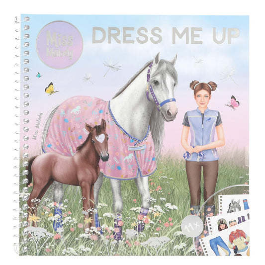 Depesche 13743 Miss Melody Horse and Rider Dress Me Up Stickerbook